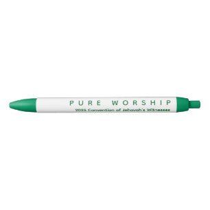 Noir Convention Pureté de culte 2025 Stylo JW