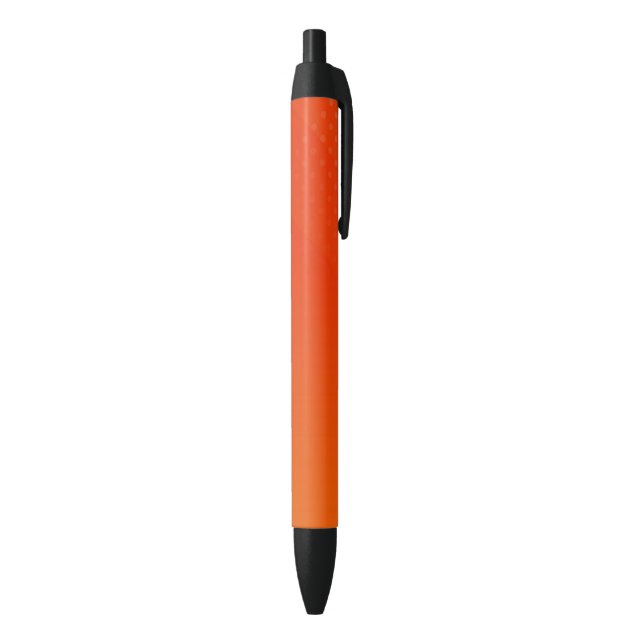 NOIR CRÉEZ VOTRE PROPRE STYLO ORANGE (Bas (Vertical))