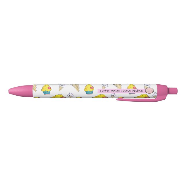 Noir Créons des notes, stylo gâteau glacé (Bas)