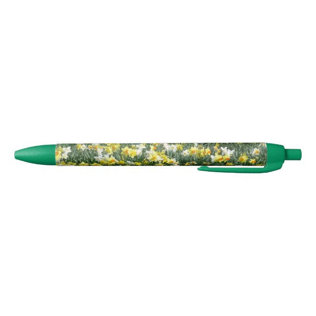 Noir Daffodils Stylo Fleurs De Ressort (Bas)