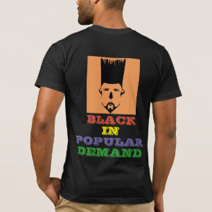 Noir dans le T-shirt populaire de demande