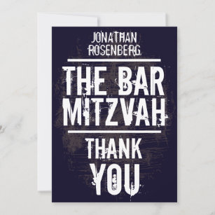 Cartes De Vœux Bar Mitzvah Zazzle Fr