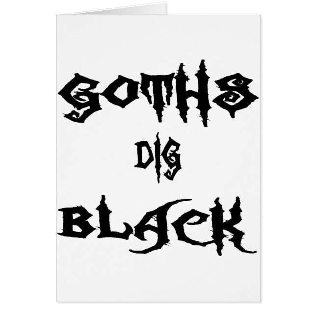 Noir de fouille de Goths (Devant)