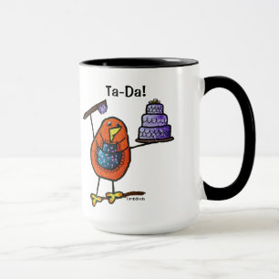 Noir de LimbBirds tasse de sonnerie de 15 onces