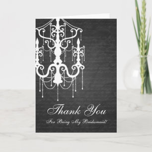 Noir de lustre de demoiselle d'honneur de Merci