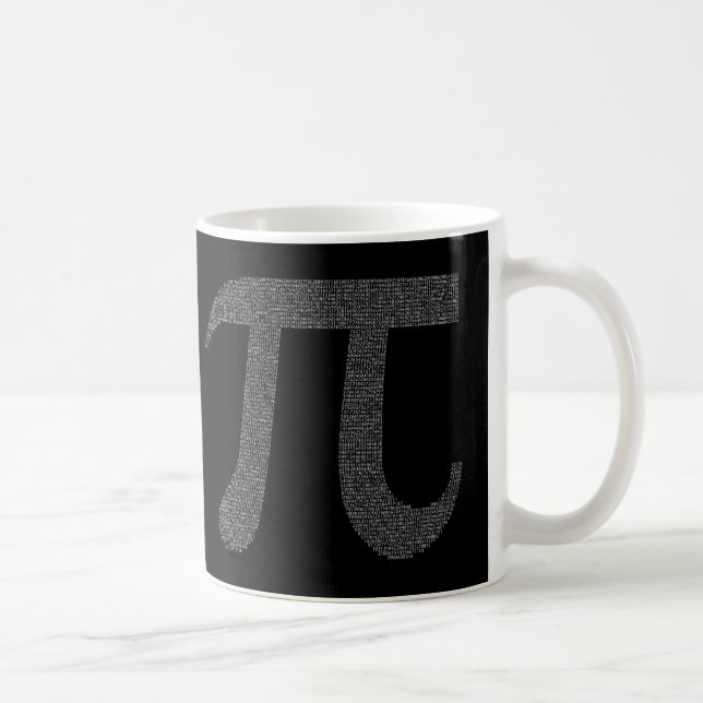 Noir de tasse de "pi"/tasse (Droite)