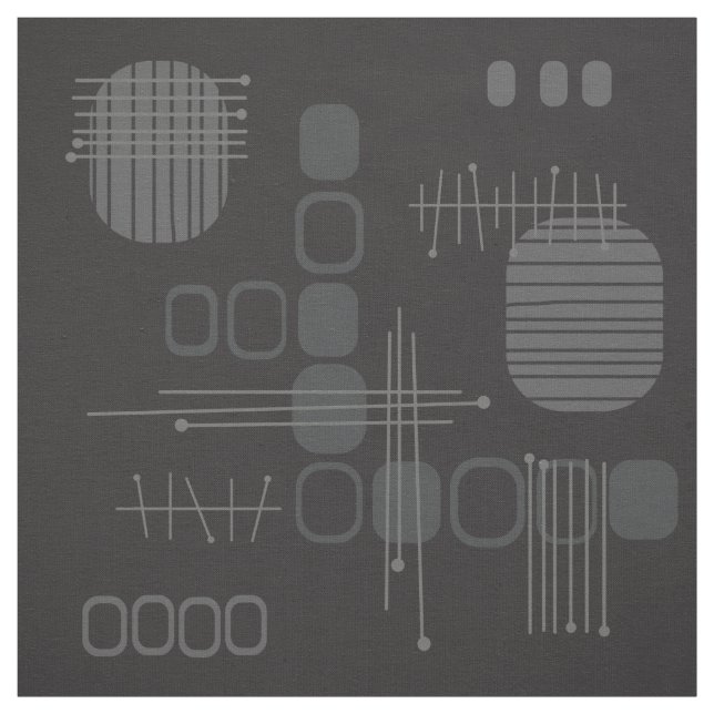 Noir de tissu d'écorce Abstrait atomique (Échantillon)