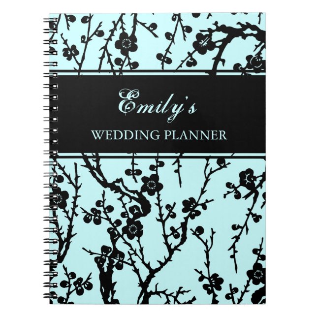 Noir de wedding planner et carnet floral de (Devant)