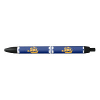 Drapeau du stylo d'encre noire de Québec