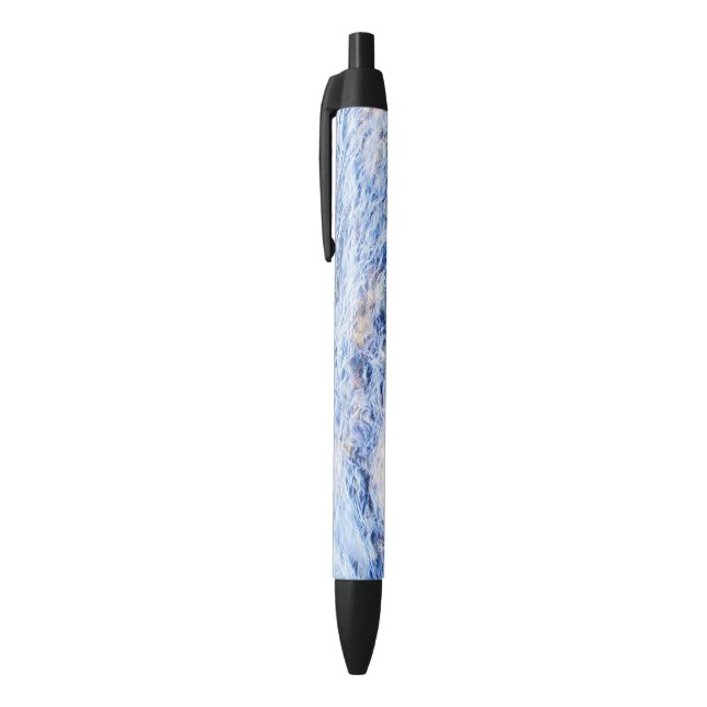 Noir Eau flottante bleu stylo (Haut (Vertical))