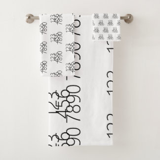 Noir et blanc : 0 à 9