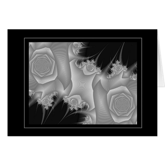 Noir et blanc 8 (roses) (Devant horizontal)