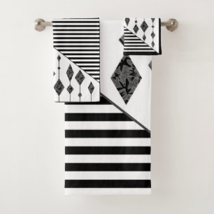 Noir et blanc, abstrait, géométrique, simple, Anal