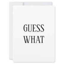 Noir et blanc Devinez quelle Faire-part de grosses