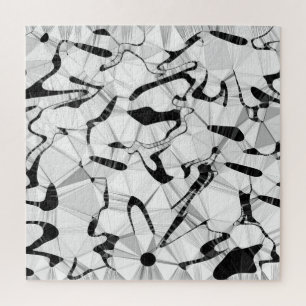 Noir et blanc en mouvement Jigsaw Puzzle