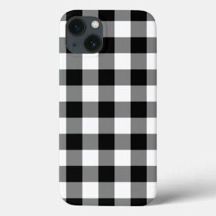 Noir et blanc En vichy Motif iPhone 6 Plus Coque