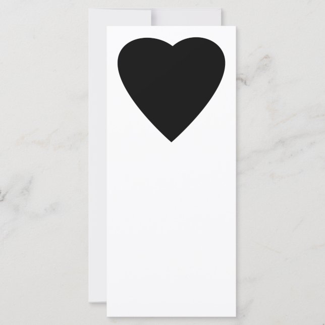 Noir et Blanc Love Heart Design. (Devant)