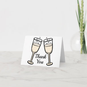 Noir et Blanc Merci Champagne Rouge Mariage