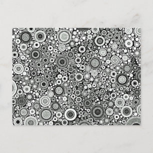 Noir et blanc modèle la nouvelle carte d'adresse