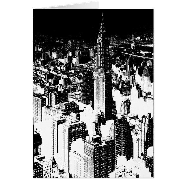 Noir et blanc New York (Devant)
