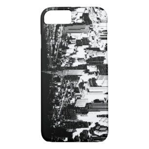 Noir et blanc New York City iPhone 7 Coque