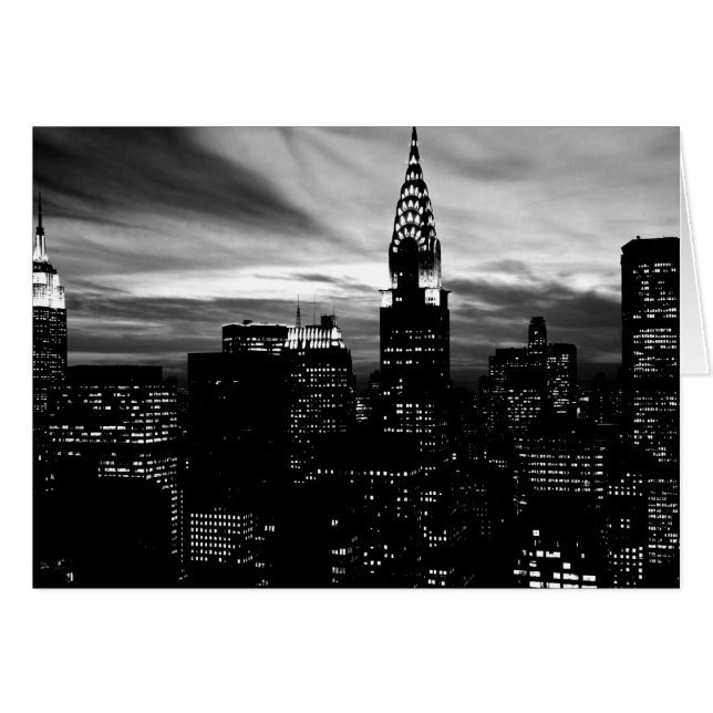 Noir et blanc New York City Midtown (Devant horizontal)
