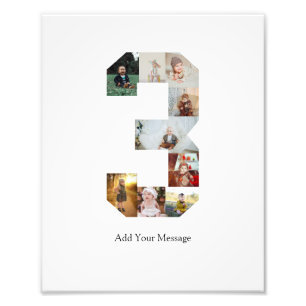 Noir et blanc Numéro 3 Collage photo