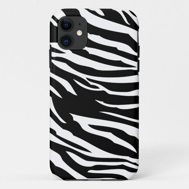 Noir et blanc Zebra Mate ID™ iPhone 5 Coque (Dos)