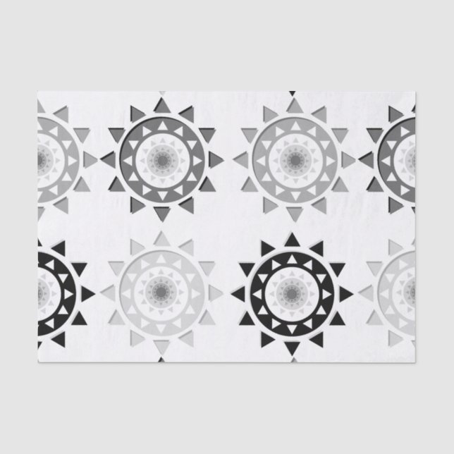 Noir et gris expose au soleil le papier de soie de (Recto)