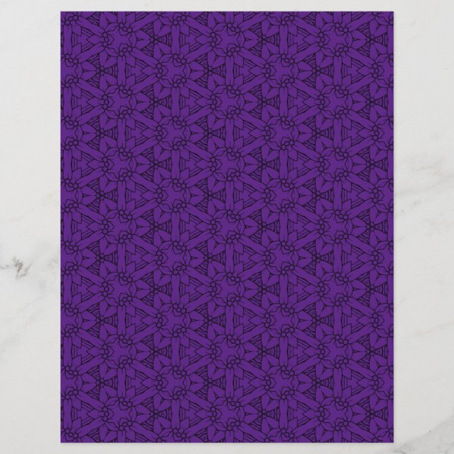 Noir et Violet Royal 1 (Devant)