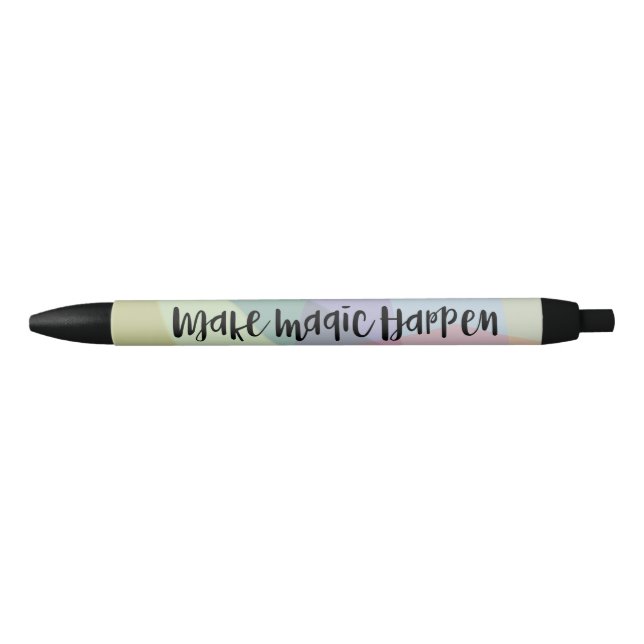 Noir Faites la magie se produire stylo (Devant)