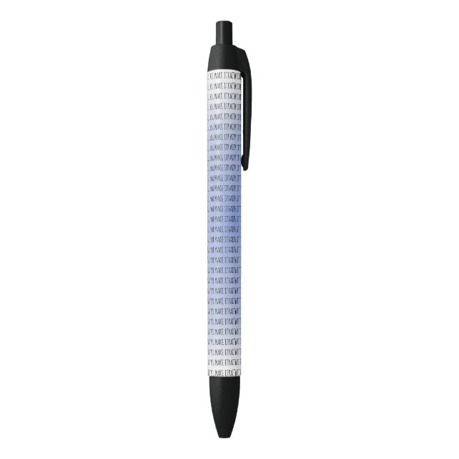 Noir Foi Bleue Il Stylo D'Encre Noire (Bas (Vertical))