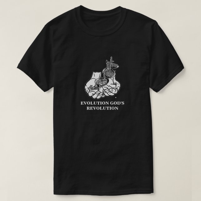 Noir foncé de base du T-shirt des hommes (Design devant)