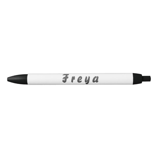 Noir Freya stylo à bille (Devant)