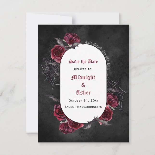 Noir Gothique Jusqu'À La Mort Do Us Part Enregistr (Devant)