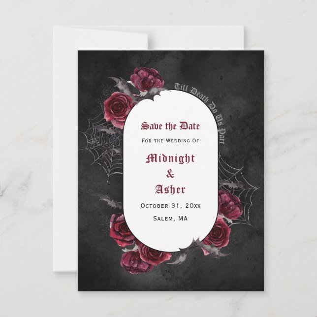 Noir Gothique Jusqu'À La Mort Do Us Part Enregistr (Devant)