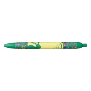 Noir Grotte de Pâques Mongram Stylo Floral