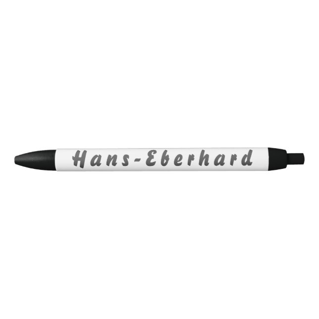 Noir Hans-Eberhard stylo à bille (Devant)
