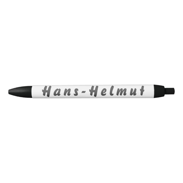 Noir Hans-Helmut stylo à bille (Devant)