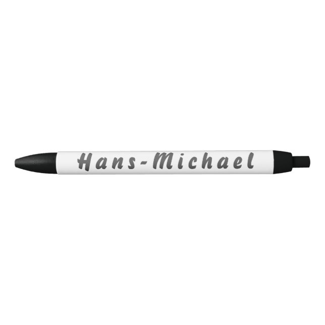 Noir Hans-Michael stylo à bille (Devant)