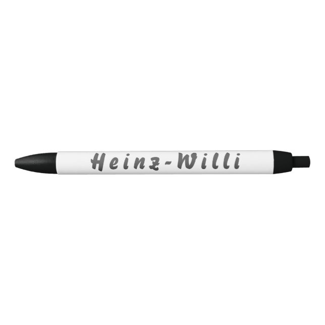 Noir Heinz-Willi stylo à bille (Devant)