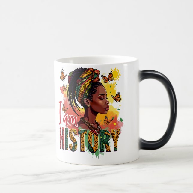 Noir Histoire Conception de Mugs & Tasses (Droite)