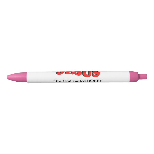 Noir JÉSUS le stylo stylo incontesté (Devant)