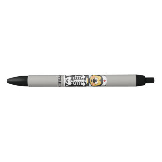 Noir Jolie infirmière abeille ajouter le nom stylo