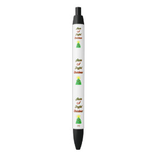 Noir Joyeux stylo de Noël