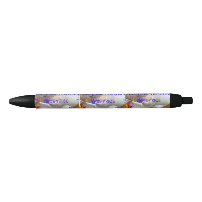 Noir Le stylo de triomphe du lion (Devant)