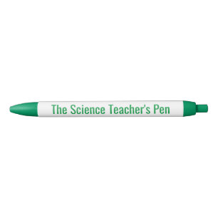 Noir Le stylo du professeur de Sciences - cadeau drôle