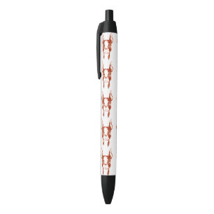 Noir Les USA ont fait le stylo peint à la main de chie