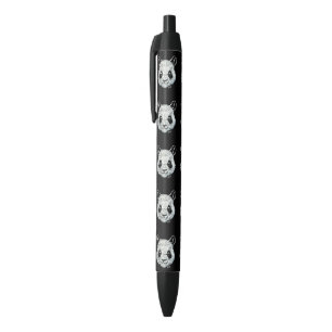 Noir Les USA ont fait le stylo peint à la main de pand