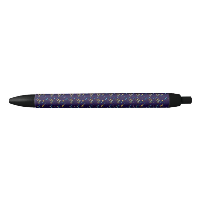 Noir L'image affiche un stylo avec une pointe noire  (Devant)